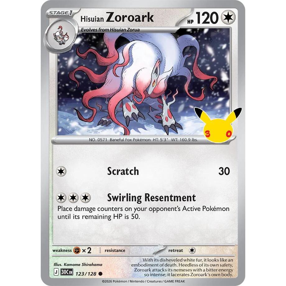 Hisuian Zoroark - 123/128 Common