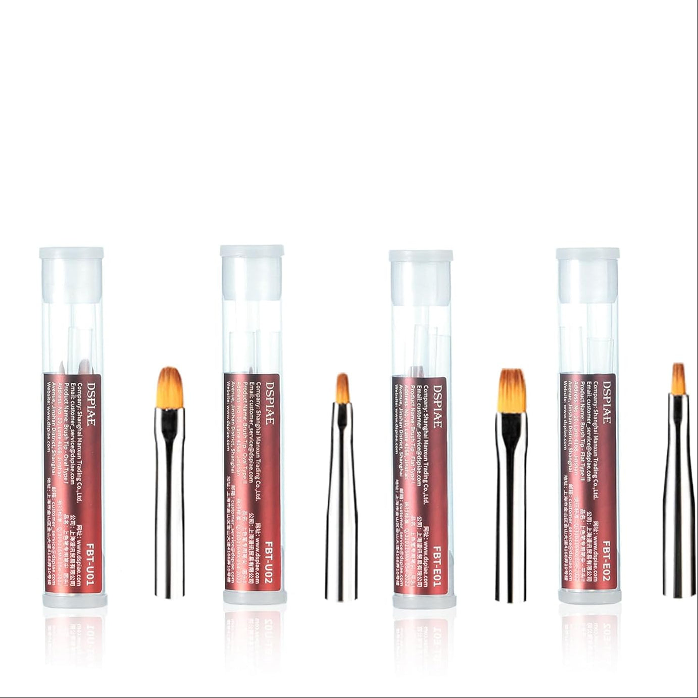 DSPIAE Coloring Pen Brush – Flat & Round Tip