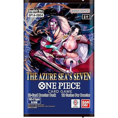 One Piece Trading Card Game The Azure Sea's Seven Booster Box OP-14 ( Seven Warlords)
