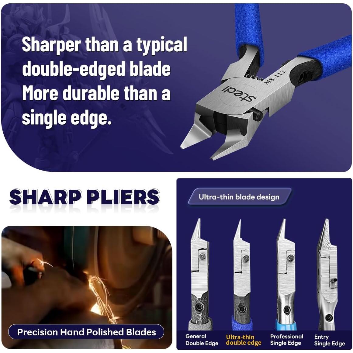 Double-edged modeling pliers
