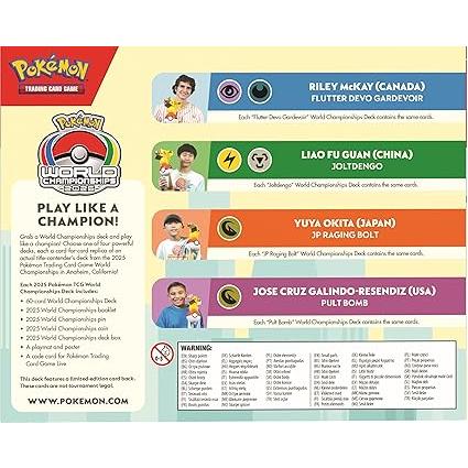 Pokemon TCG 2025 World Championships Deck