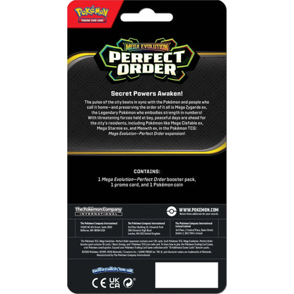  Pokemon TCG Mega Evolutions 3 Perfect Order Checklane Blister