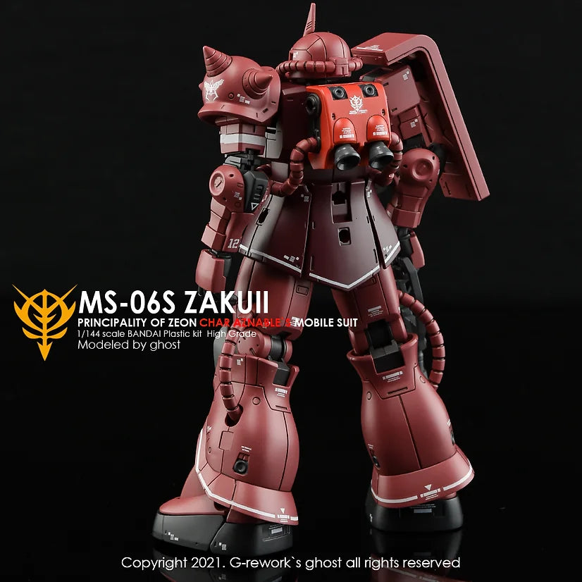 [Pre-order]-[HG] ORIGIN MS-06S JAKU II ( CHAR AZNABLE)