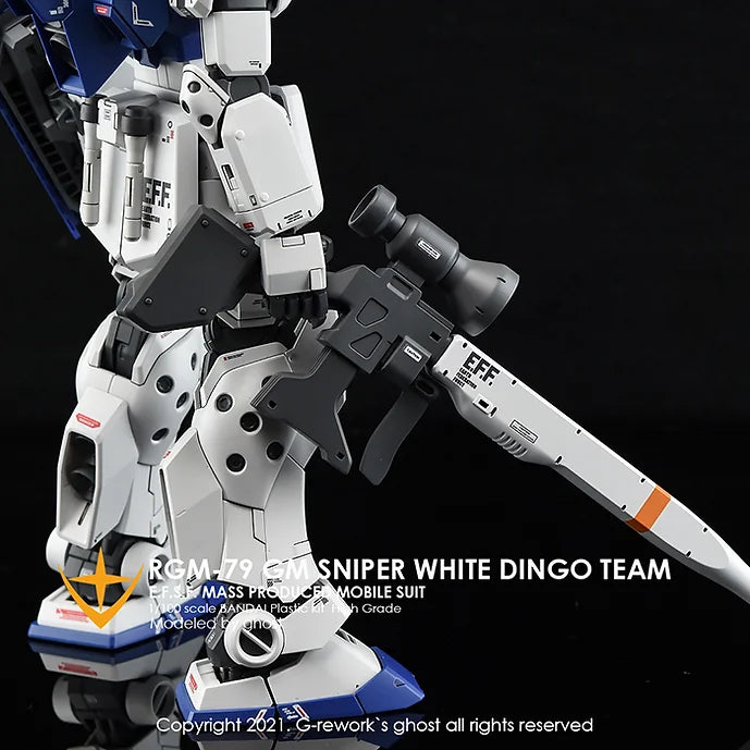 [MG] RGM-79SP GM SNIPERII [ WHITE DINGO ]
