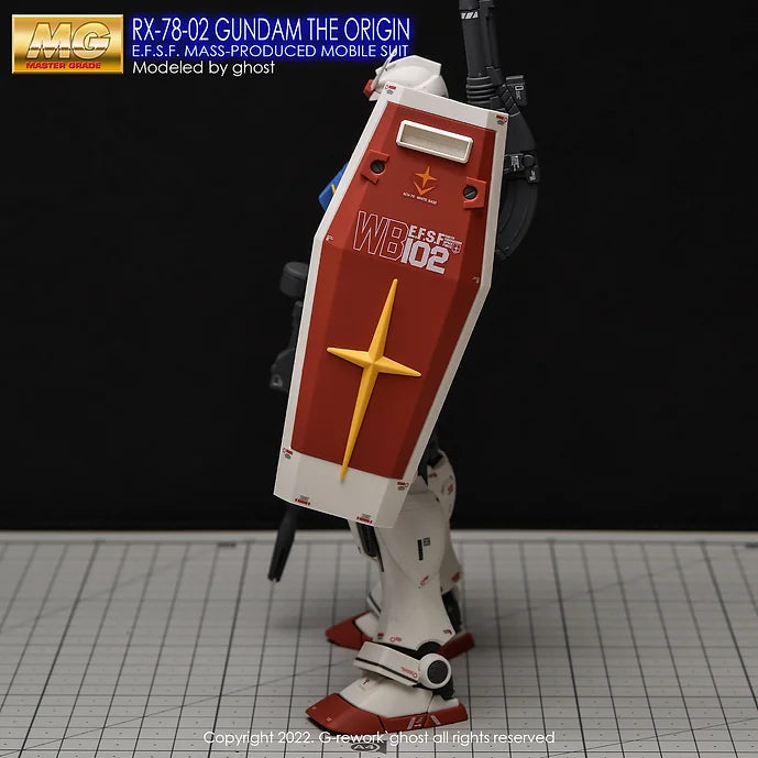 [MG] THE ORIGIN GUNDAM (decal v2.0)