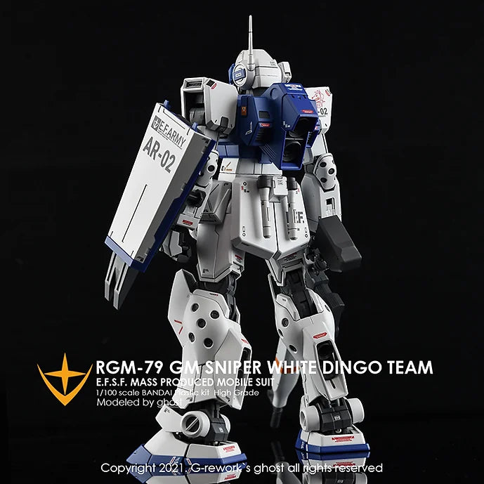 [MG] RGM-79SP GM SNIPERII [ WHITE DINGO ]
