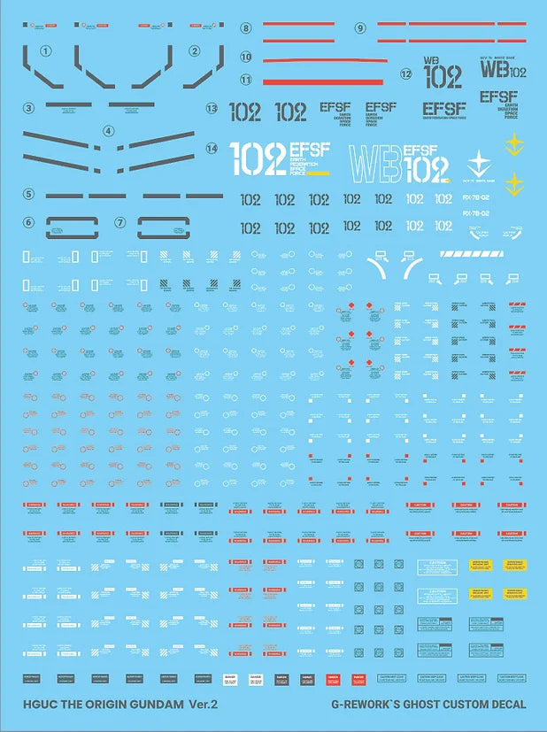 [Pre-order][HG] ORIGIN GUNDAM (decal v2.0)