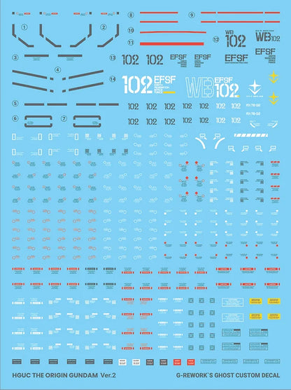 [Pre-order][HG] ORIGIN GUNDAM (decal v2.0)