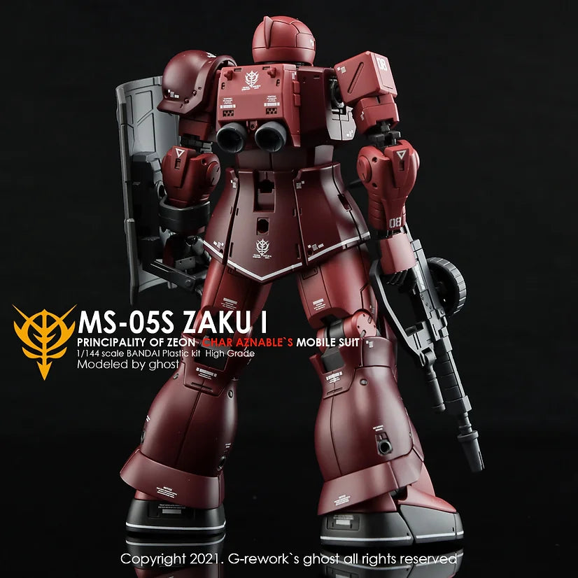 [Pre-order][HG] ORIGIN MS-05 JAKUI ( CHAR AZNABLE)