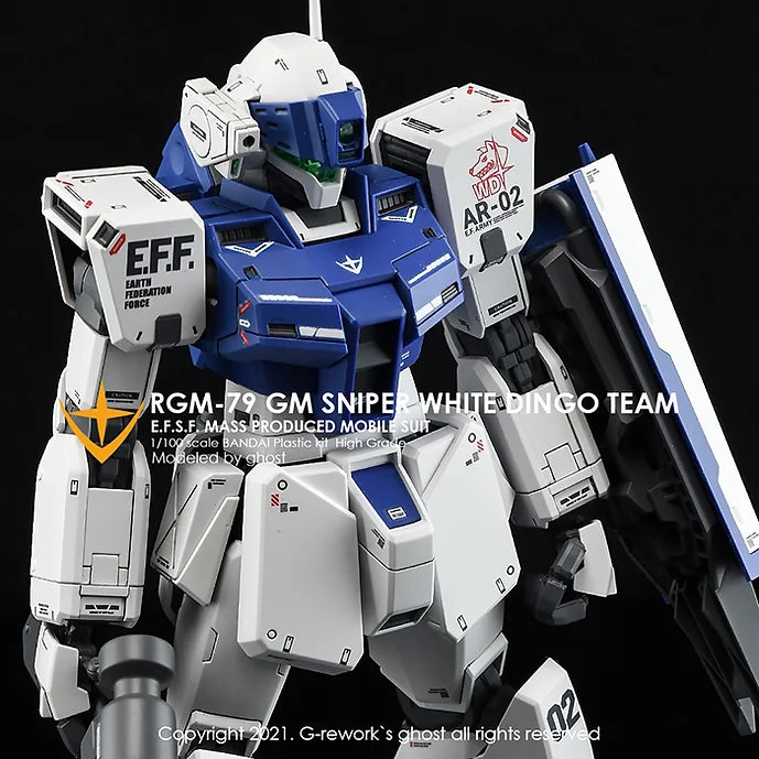 [MG] RGM-79SP GM SNIPERII [ WHITE DINGO ]