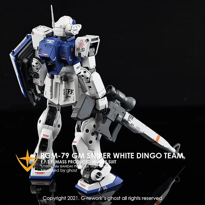 [MG] RGM-79SP GM SNIPERII [ WHITE DINGO ]