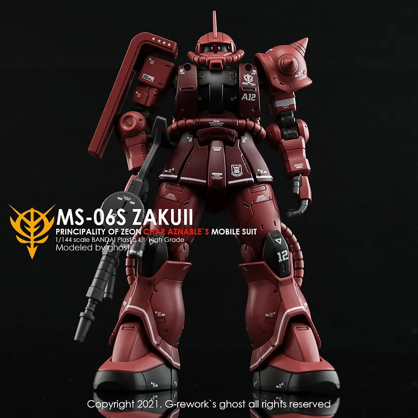 [Pre-order]-[HG] ORIGIN MS-06S JAKU II ( CHAR AZNABLE)