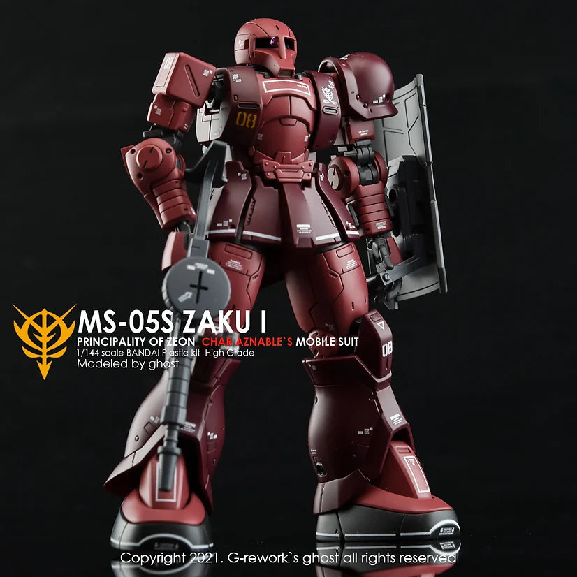 [Pre-order][HG] ORIGIN MS-05 JAKUI ( CHAR AZNABLE)