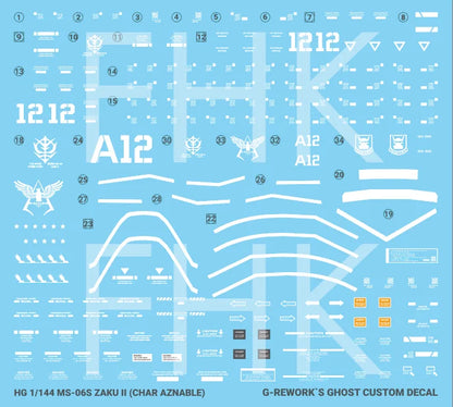 [Pre-order]-[HG] ORIGIN MS-06S JAKU II ( CHAR AZNABLE)
