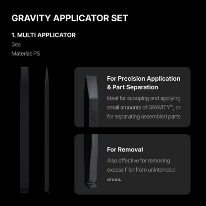 GRAVITY APPLICATOR SET