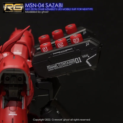 [RG] MSN-04 SAZABI (decal v2.0)