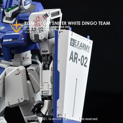 G-rework Decals [MG] RGM-79SP GM SNIPERII [ WHITE DINGO ]