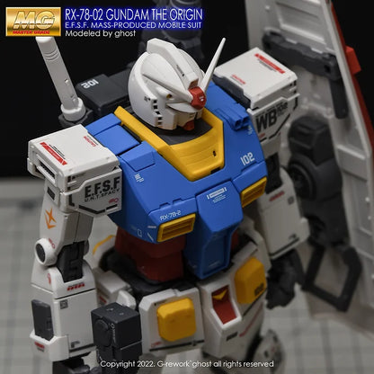 [MG] THE ORIGIN GUNDAM (decal v2.0)