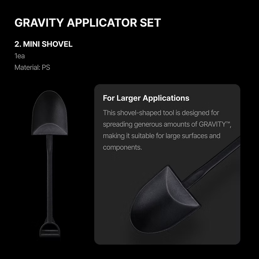 GRAVITY APPLICATOR SET
