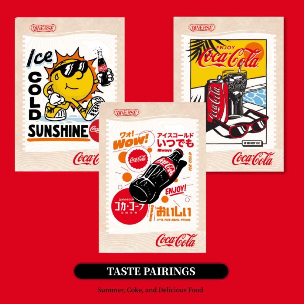 Kakawow 2026 Diverse Coca-Cola Trading Cards Hanger Pack