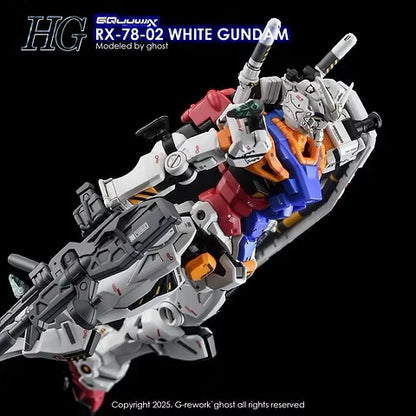 G-rework CUSTOM DECAL [HG] [GQX] WHITE GUNDAM