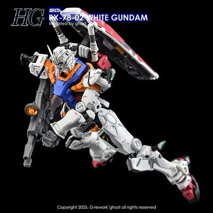 G-rework CUSTOM DECAL [HG] [GQX] WHITE GUNDAM