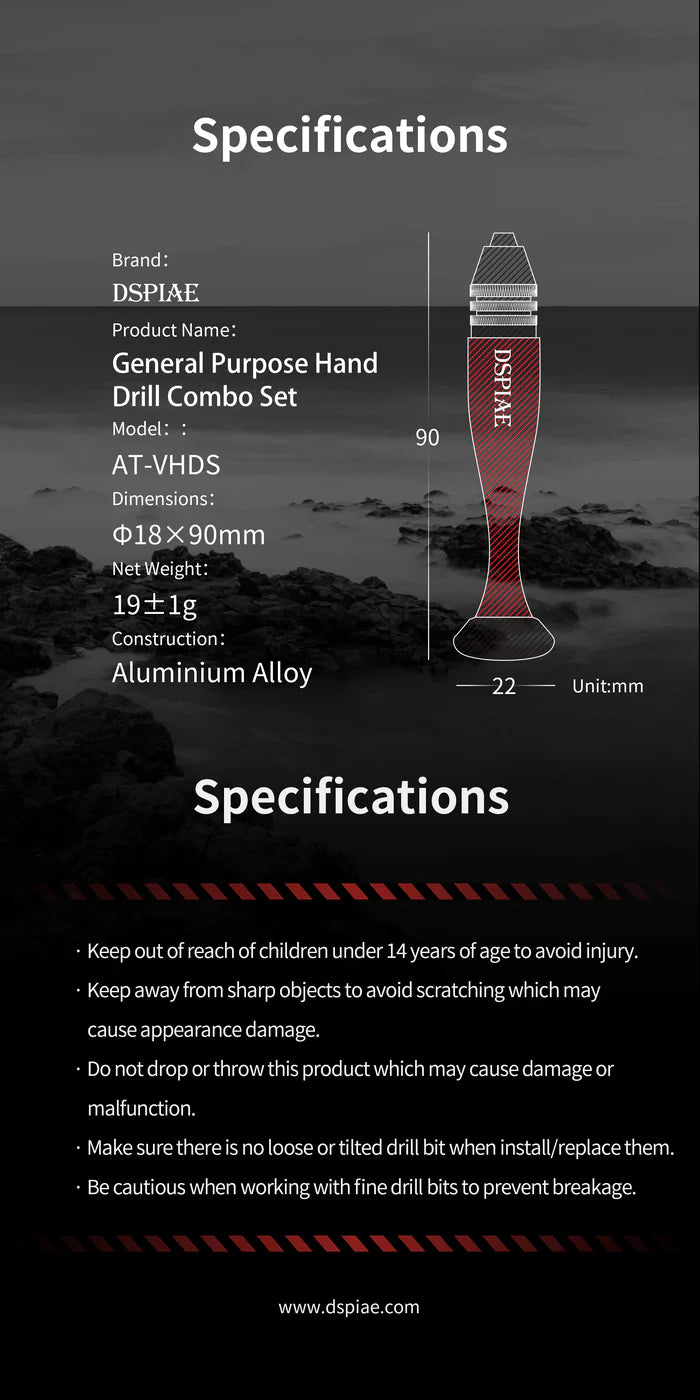 AT-VHDS Aluminum Alloy Hand Drill