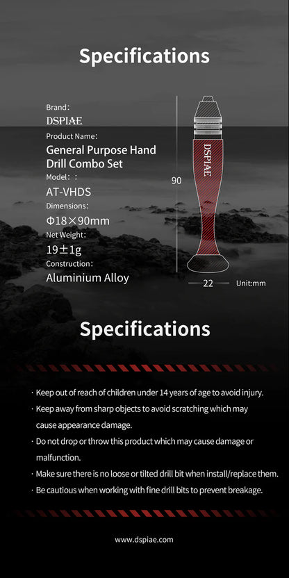 AT-VHDS Aluminum Alloy Hand Drill