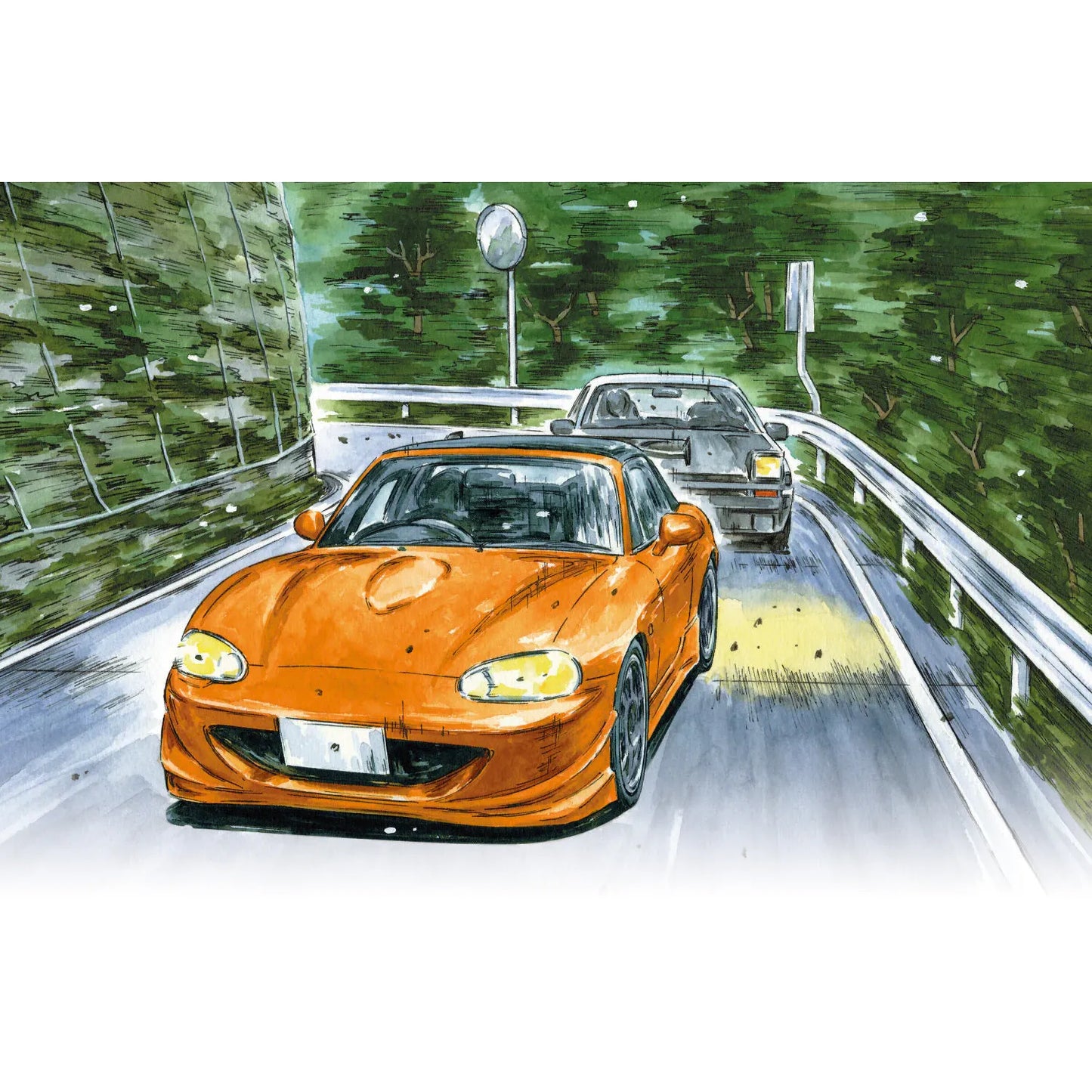 1/24 INITIAL-D OMIYA SATOSHI NB8C Roadster