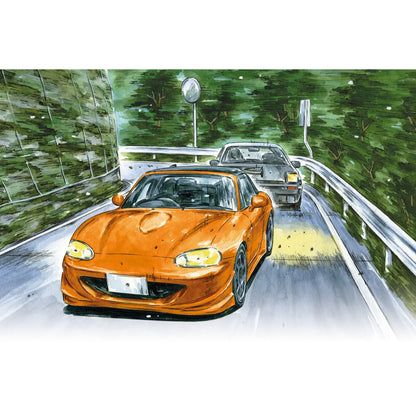 1/24 INITIAL-D OMIYA SATOSHI NB8C Roadster