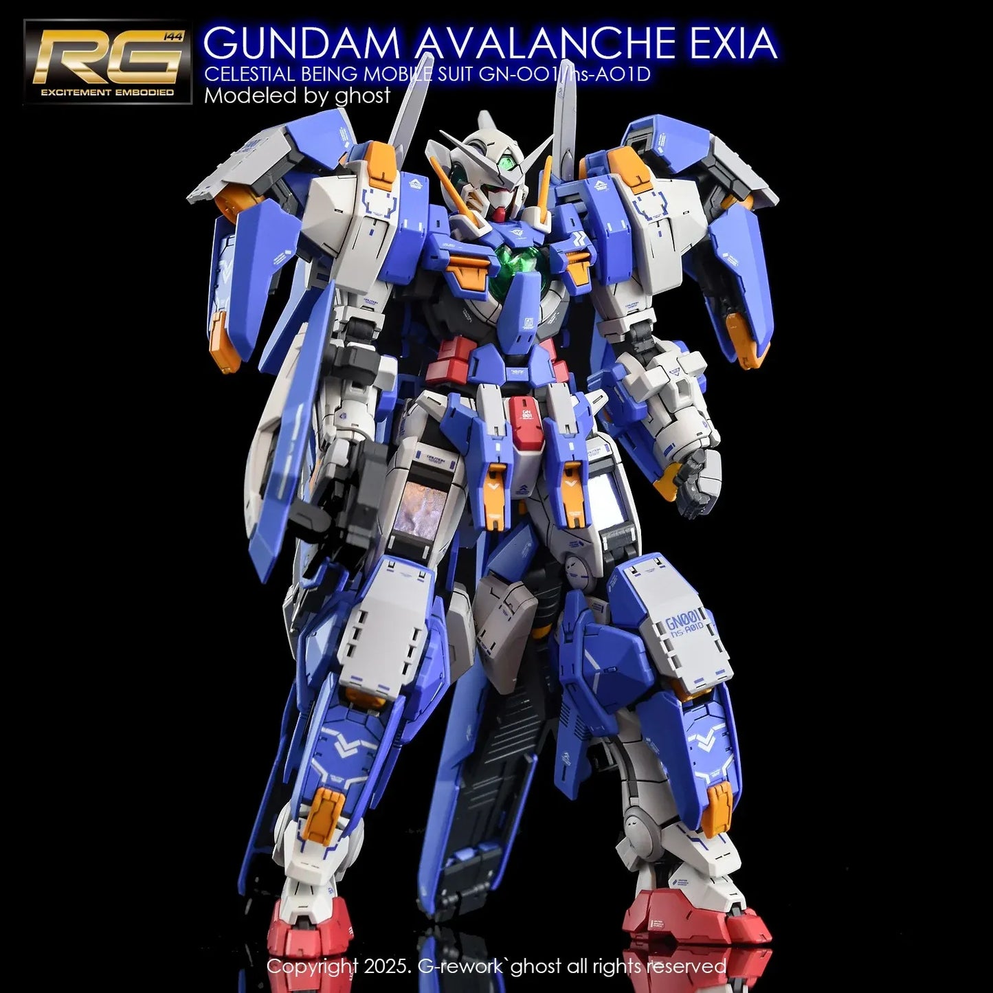 CUSTOM DECAL [RG] GUNDAM AVALANCHE EXIA