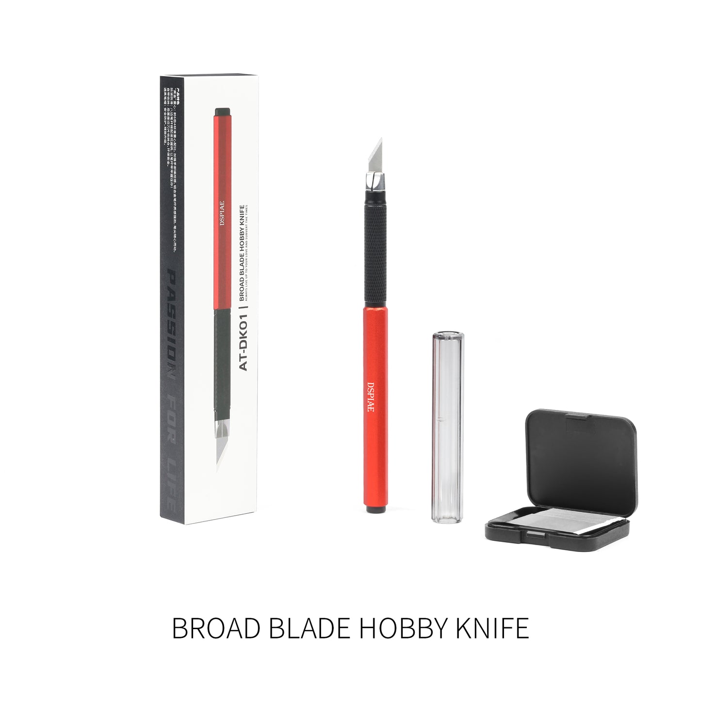 DSPIAE AT-DK Hobby Knife System – Broad (AT-DK01) & Narrow (AT-D02)