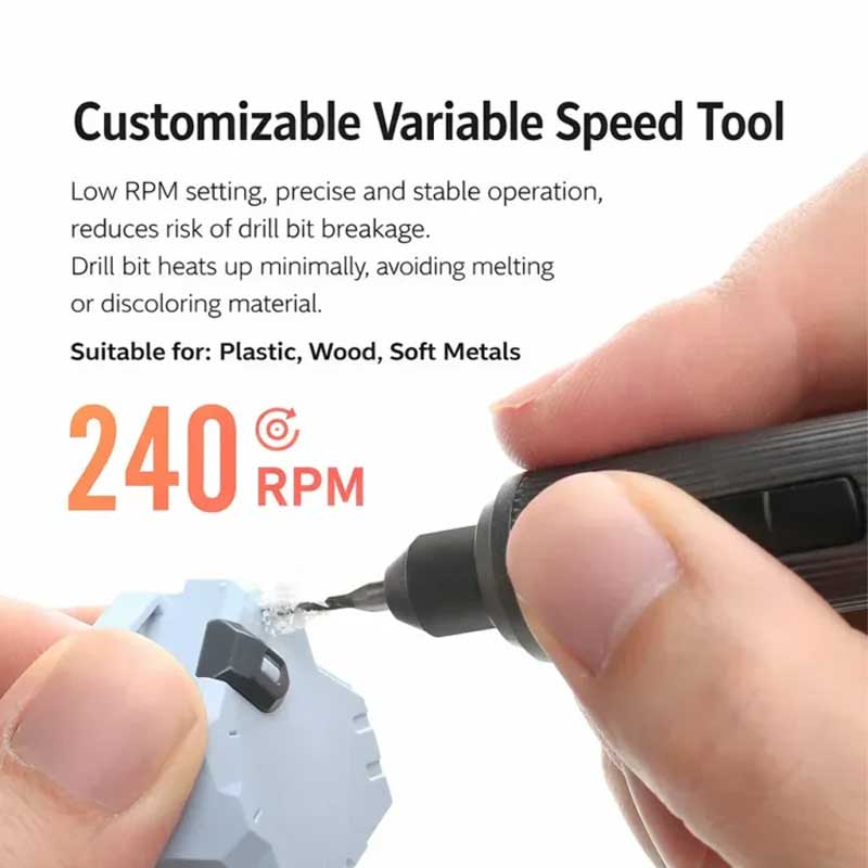 DSPIAE Electric Pin Vise Orbit Precision Hand Drill