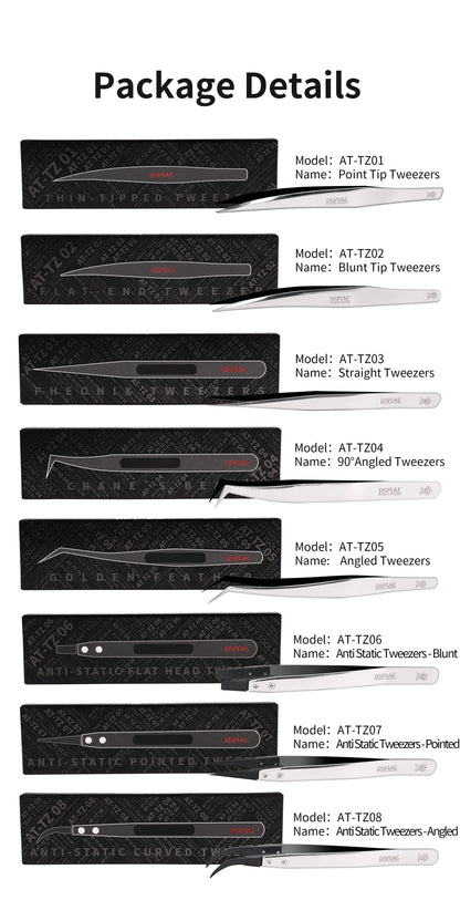 DSPIAE AT-TZ Stainless Steel Precision Tweezers
