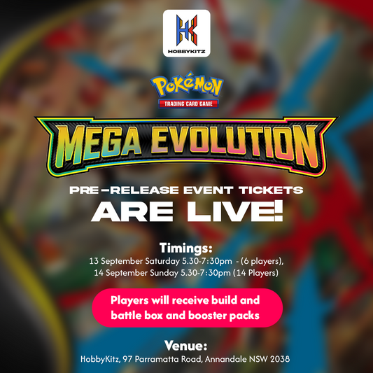 HobbyKitz Mega Evolutions Pre-Release Event Ticket