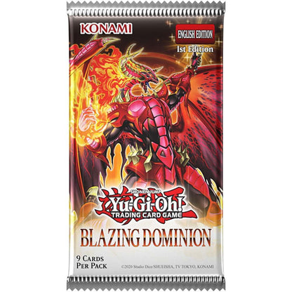 Yu-Gi-Oh! TCG: Blazing Dominion - 9 x Card Blister