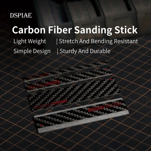 DSPIAE Carbon Fiber Polishing Board Flat Angle Set
