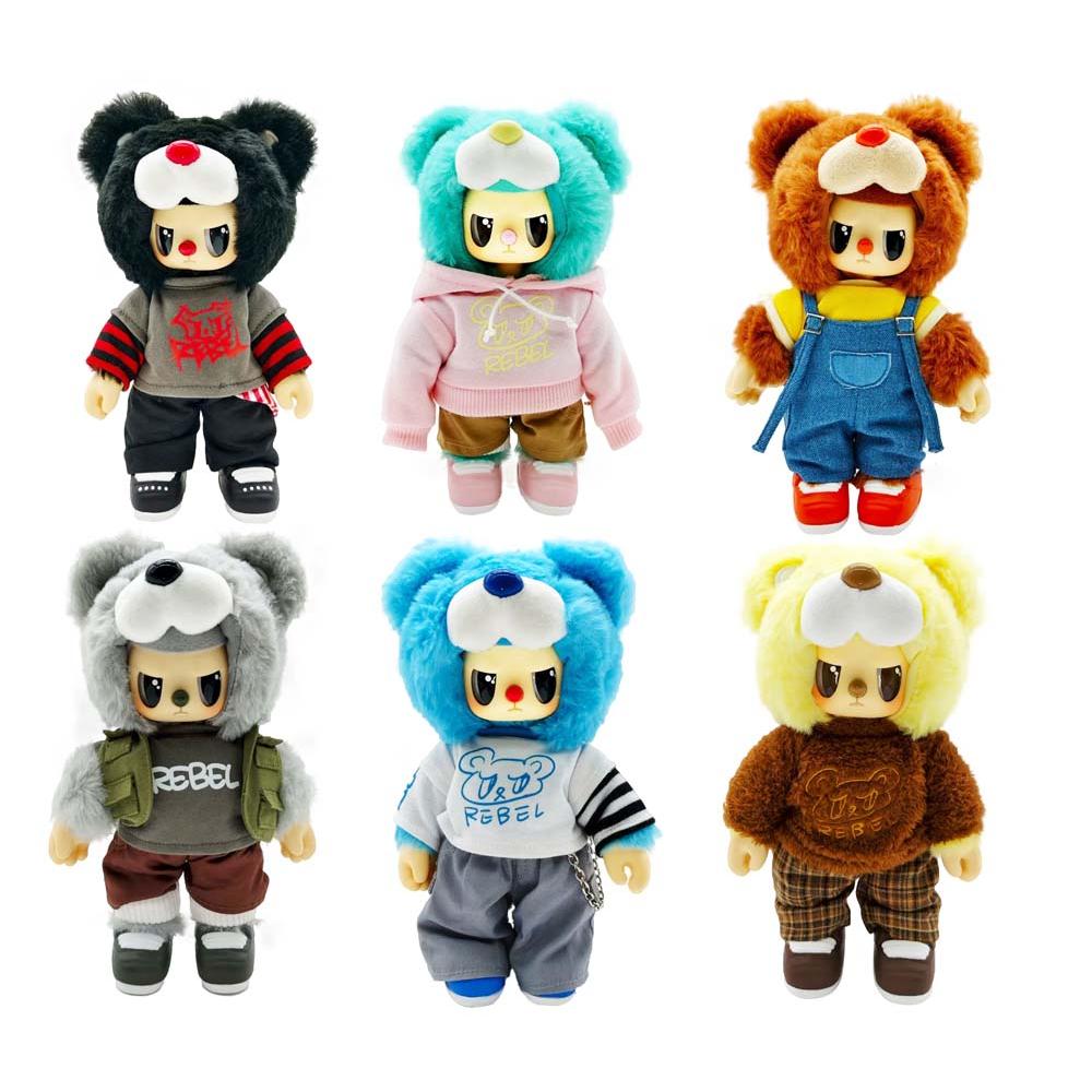 Rebel Bear Mystery Plush Collectible - Moveable Street Series