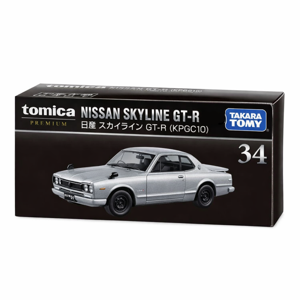 Tomica Premium No.34 Nissan Skyline GT-R (KPGC10) 1/61 Model Car