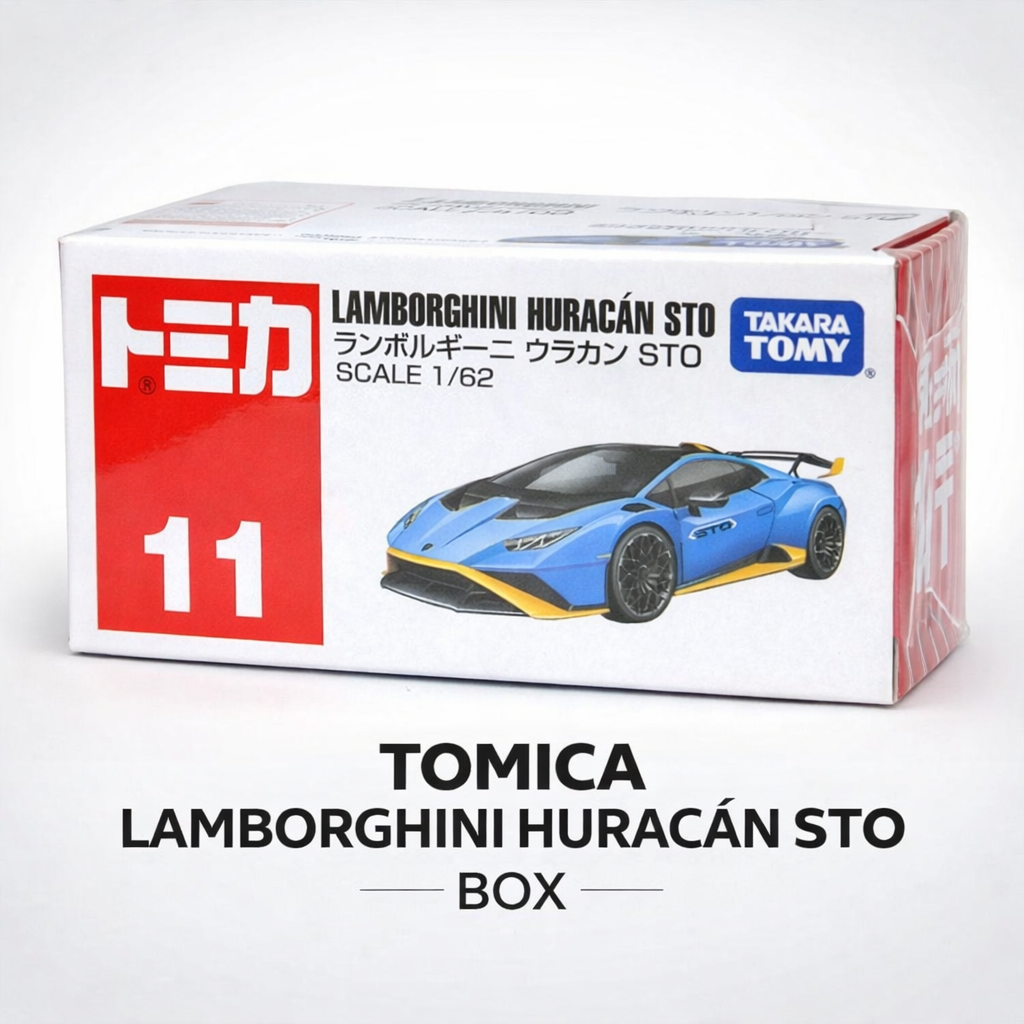 TOMICA (Regular) No.11 Lamborghini Huracán STO 1/62  Model Car