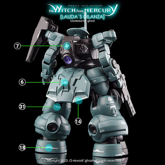 CUSTOM DECAL [HG] DILANZA LAUDIA'S