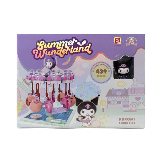 HELLO KITTY - YuMe Blocks Summer Wunderland - Kuromi Swing Ride