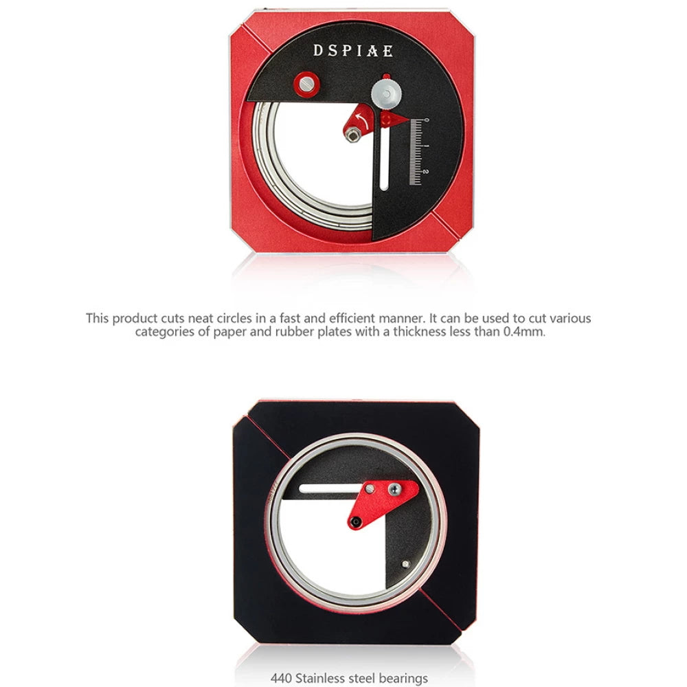 DSPIAE Stepless Adjustment Circular Cutter