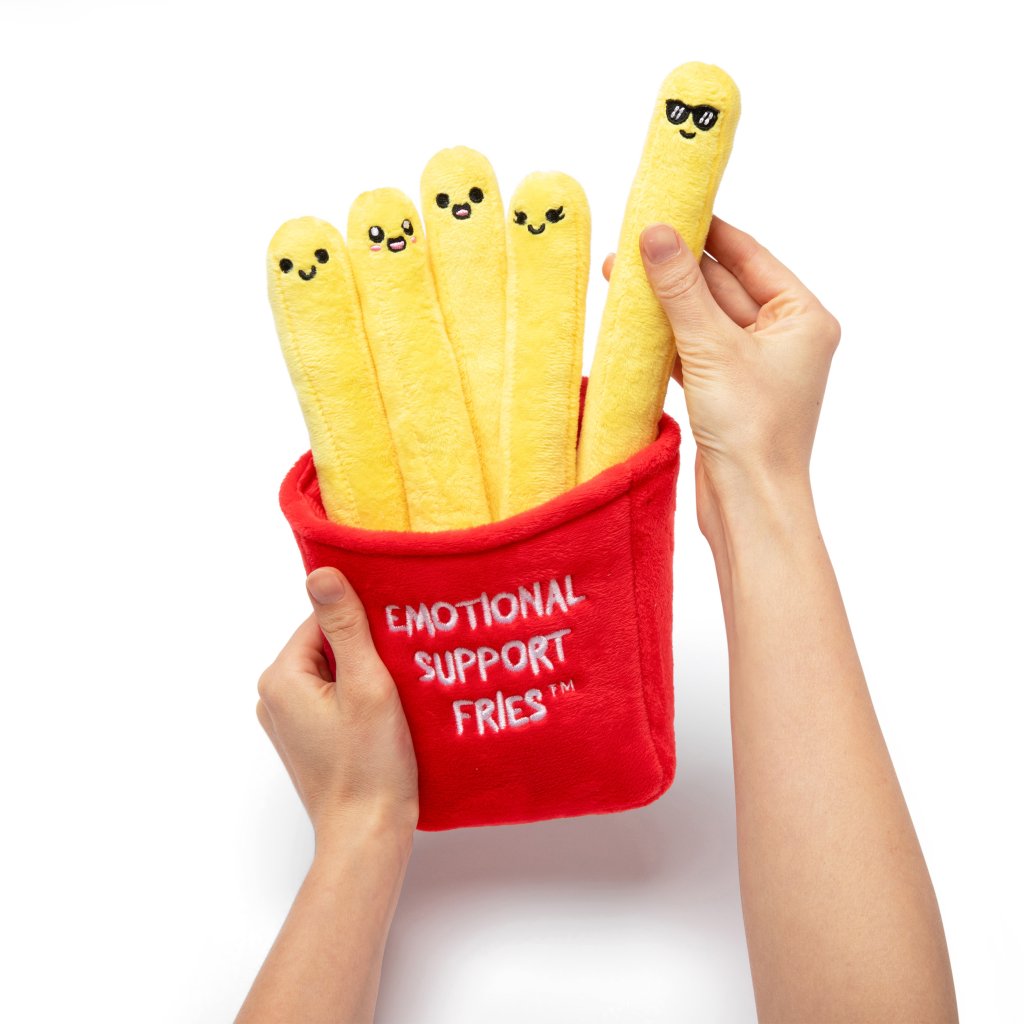 Relatable Emotional Support Fries Plush Set