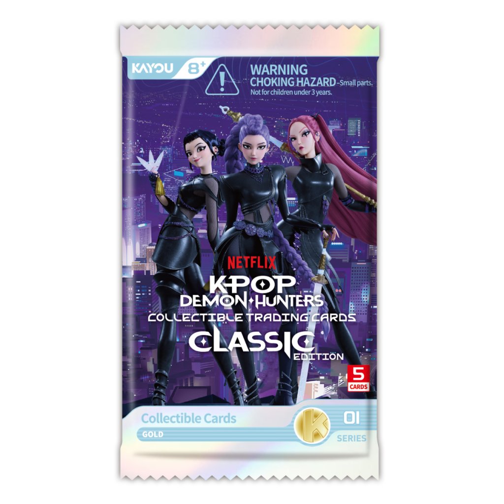 [Pre-Order] KPop Demon Hunters-World Tour Collectible Cards-Classic Edition-001 S1 Booster Pack