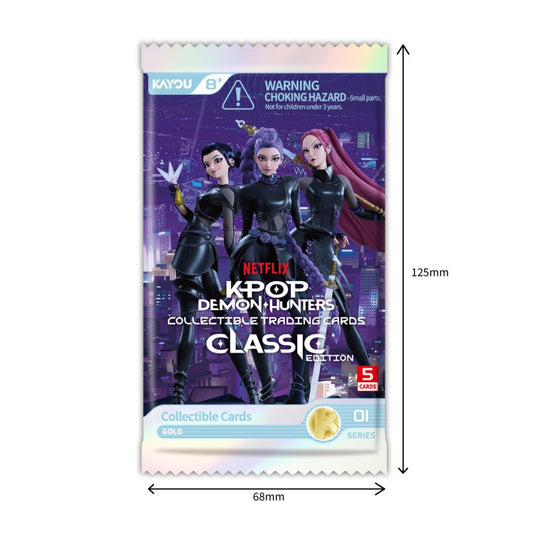 [Pre-Order] KPop Demon Hunters-World Tour Collectible Cards-Classic Edition-001 S1 Booster Pack
