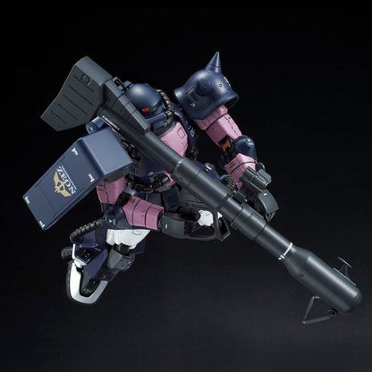 P Bandai RG 1/144 MS-06R-1A Zaku II Black Tri Stars