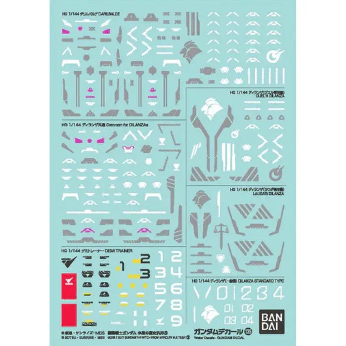 Bandai GUNDAM DECAL 135 MOBILE SUIT GUNDAM THE WITCH FROM MERCURY MULTIUSE ?