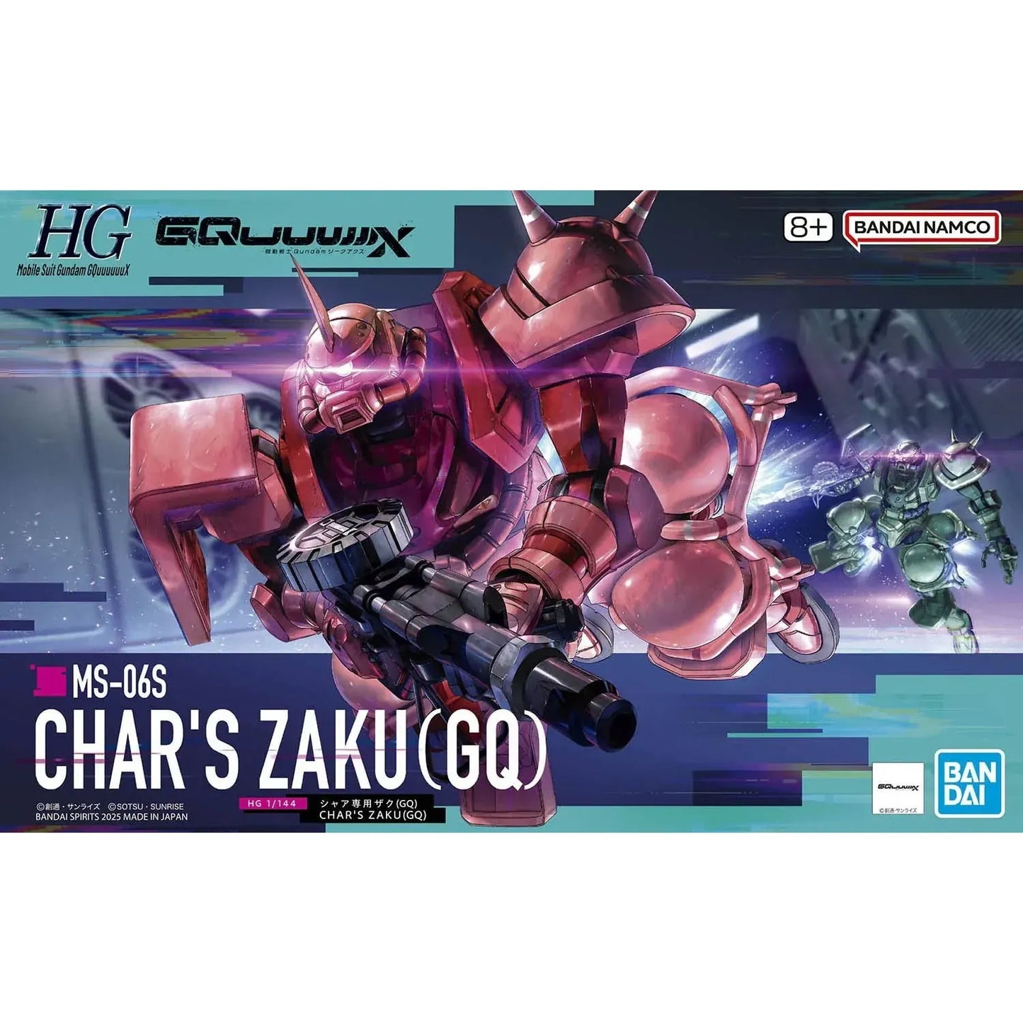 HG 1/144 CHAR'S ZAKU (GQ)