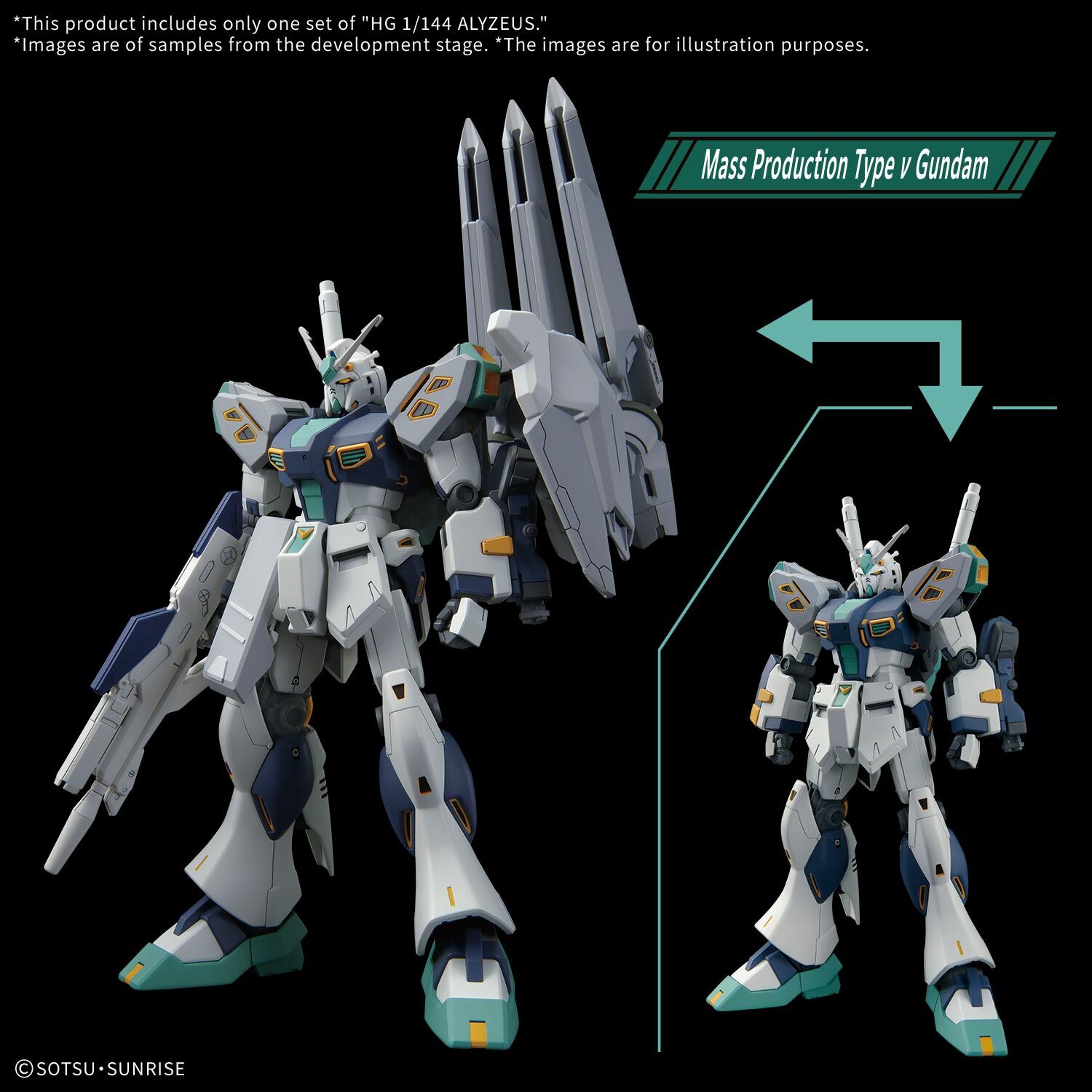 ロボット BANDAI TX-11104 ALYZEUS HG HG 1/144 ALYZEUS – Hobby Kitz